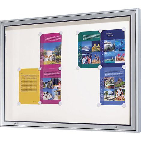 eurokraft pro, Vitrine d'affichage à cadre en aluminium pour