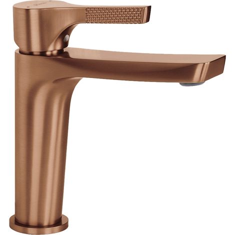 Rea Rubinetto Da Lavabo Premium Maxim Brush Copper Low (1/5)