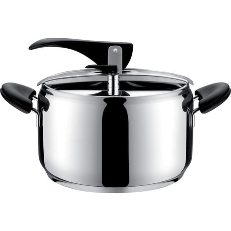 Tescoma 701150 Pentola a Pressione Magnum, Acciaio inossidabile, capacità 5.0 lt (1/3)