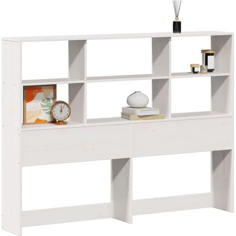 Maison Exclusive - Cabecero de cama almacenaje madera maciza pino