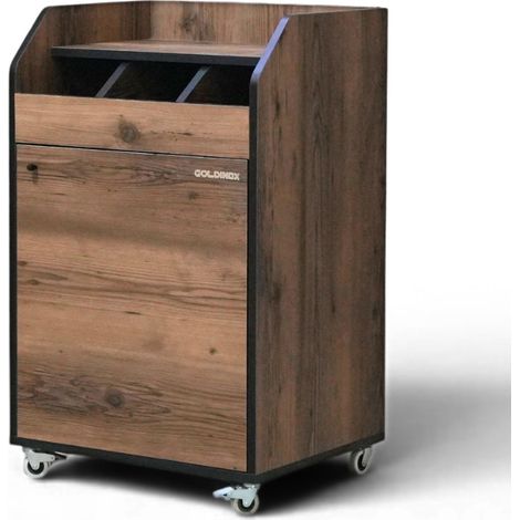 Desserte de service compacte professionnelle en bois Baroque PREMIUM - GOLDINOX (1/4)