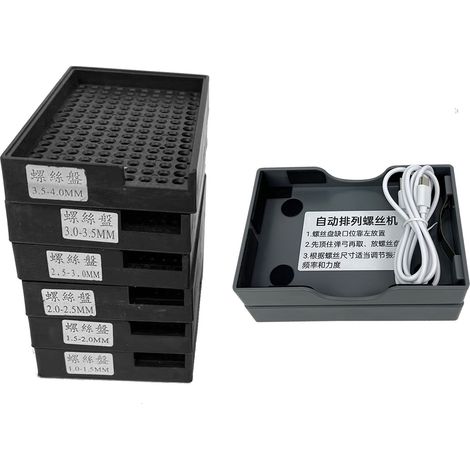 Machine de disposition de vis, mangeoire entièrement automatique à haute efficacité avec 6 plateaux. (1/5)
