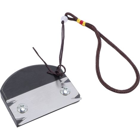 Taillebordure bois ABS acier inoxydable compact léger 71g avec corde suspension pour ébénisterie et meuble (1/5)