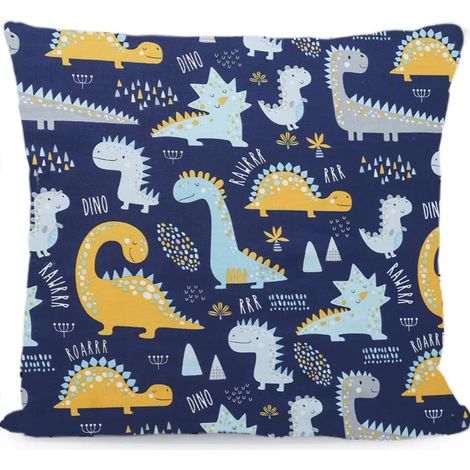 Kissenbezug 40x40 cm - Bio-Baumwolle - Tiermuster - Reißverschluss - Babyzimmer (1/5)