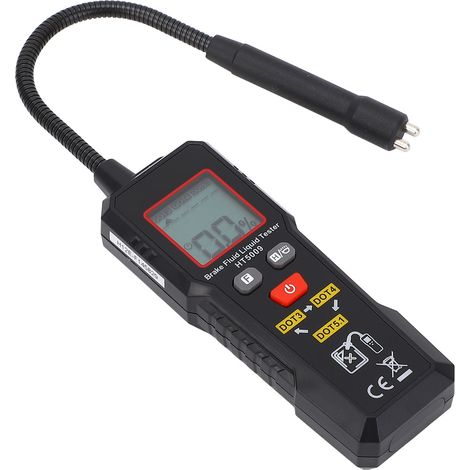 Testeur liquide frein avec sonde flexible pour voiture moto contrôleur taux eau DOT3 DOT4 DOT5.1 (1/5)
