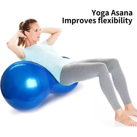 Exercice en forme de boule de yoga d\'arachide - Entraînement d\'équilibre de perte de poids de gymnase de sports à la maison (1/4)