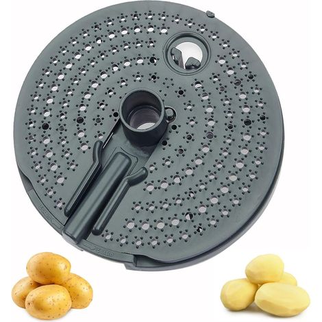 Pelador de patatas para Thermomix TM5 TM6 TM31, pelador de patatas con rallador de plástico, accesorios Thermomix para pelar patatas, zanahorias y (1/5)