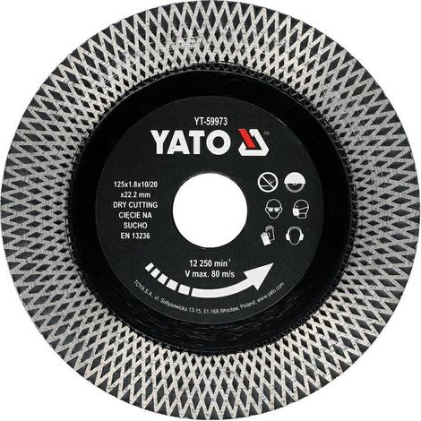 Disco Yato per ceramica 125 mm