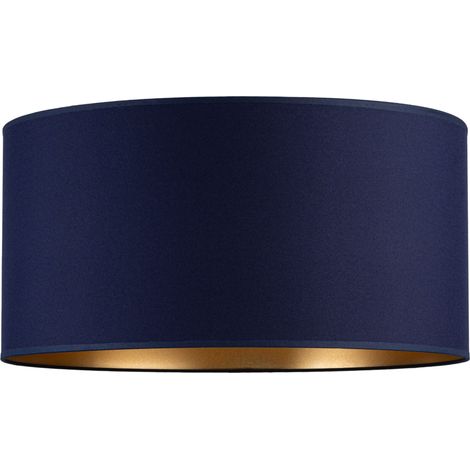 Paralume a tornado rotondo 50 blu navy-oro (1/5)