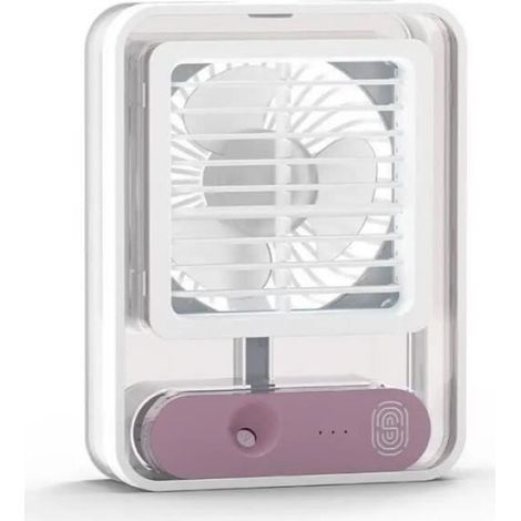 Ventilateur D'humidification - 5 V - Cristal Transparent - Pour Bureau Et Intérieur - 1 Pièce