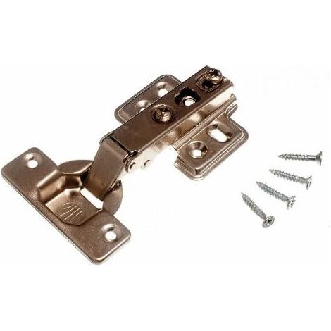 One Stop DIY Lot de 3 charnières coulissantes en acier pour armoire 35 mm 95°