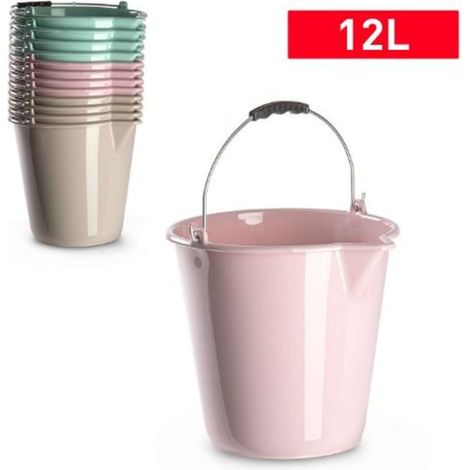 Secchio Con Manico 12Lt - Colori Assortiti - 140811A Pf