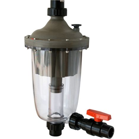 Filtre à sable MultiCyclone MC12 – Débit max 18 m³/h – Connexion 1 1/2' – Filtration centrifuge – Économie d'eau jusqu'à 7000 litres/an