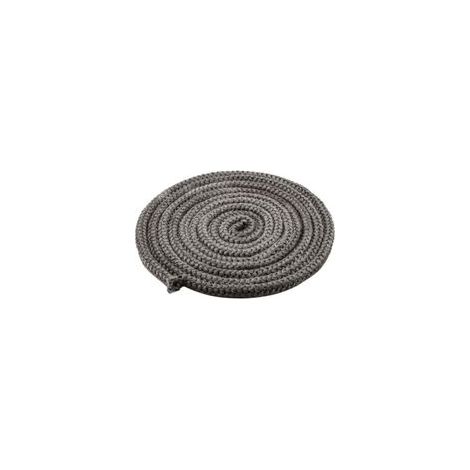 Joint de Cheminée Porte de Poêle Cordon 10 mm x 4 m, Corde Ignifuge en Fibre de Verre pour poêle, cheminée, Four, chaudière, résistant jusqu'à 450550 ℃，noir