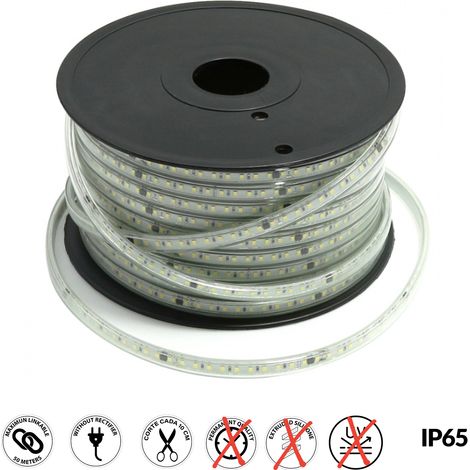 Tiroir Led 220Vac Smd2835 Como 12W/m - 50 Métros 4000K - Ledme - LM2352 (1/2)