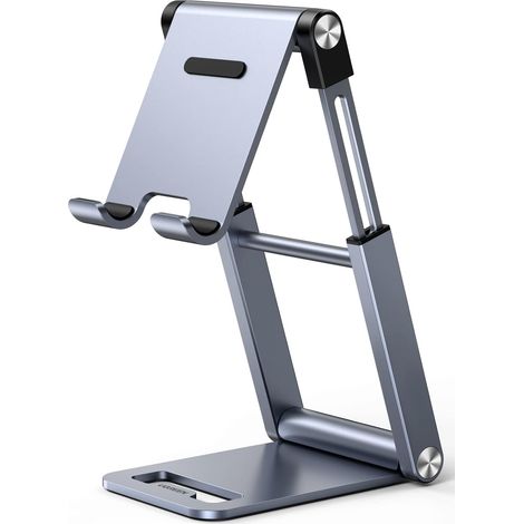 Support de téléphone de bureau, support de téléphone portable, hauteur réglable, pliable et portable, compatible avec iPhone 13 Pro Max, 12, 11, XS,