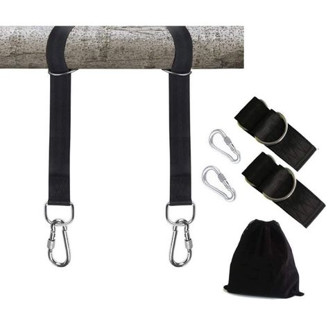 Kit de suspension pour balançoire supportant jusqu'à 30 kg, installation facile et rapide