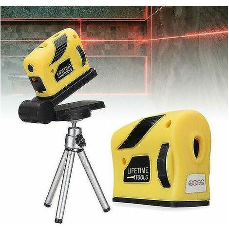 4 in 1 Accurate Versatile Laser Level Lever 360 Degree Horizontal Vertical Light Beam Tape Measure (1/4)