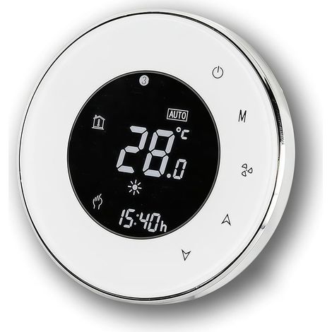 6000 Série Thermostat - Thermostat de Programmation à écran Tactile pour Chauffage ou Climatisation - Télécommande pour Téléphone Portable Compatible avec et (1/5)