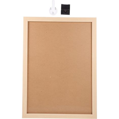 Cadre Photo en Bois A3 Naturel pour Décoration Bureau et Maison, Cadre Mural Table Simple, Porte-photo Décoratif Style Épuré, Accessoire de Décoration Intérieure (1/5)