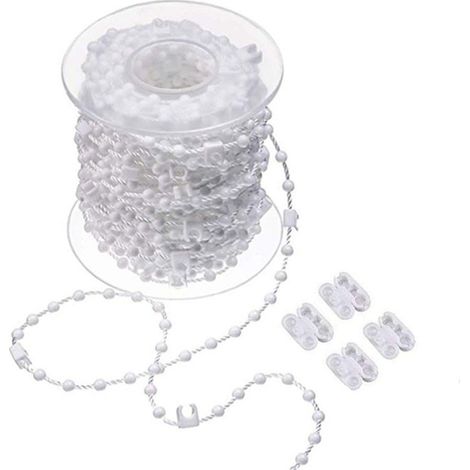 Stores 10 mètres 100 clips Stores verticaux jusqu'à lattes de 3,5 pouces/89 mm (1/5)