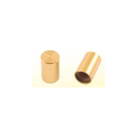Pomo de aluminio de 10 mm GZL10 dorado