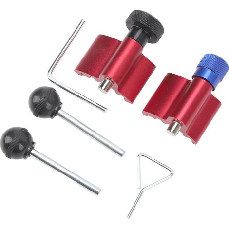 Kit Outil de Calage Moteur Diesel Métal pour Réparation Auto, Remplacement A2 A3 A4 A6, Jeu de Réglage Distribution Véhicule (1/5)