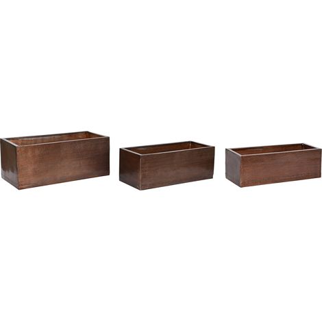 Macetero Set 3 Aluminio 100X43X40 Jardinera (1/5)