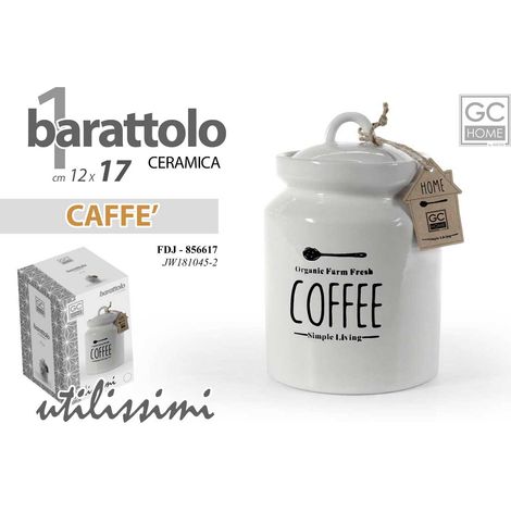 ORGANIC FARM BARATTOLO IN CERAMICA PER CAFFE 12X12X17 CM (1/2)