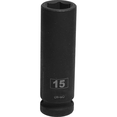 Douille pour clé à choc Hexagonal, 15.0mm Carré 1/2 pouce ( Prix pour 1 )