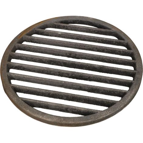 KOTARBAU Grille de Cheminée en Fonte Ø 25 cm (1/4)