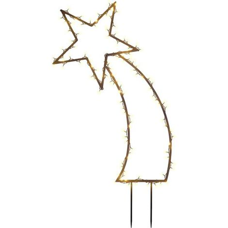 Décoration lumineuse de Noël en forme de météore avec insert, 115 LED, 89 cm (1/5)
