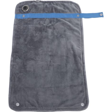 Couverture chauffante USB avec contrôle de température, couverture chauffante électrique multifonctionnelle, douce et confortable pour les genoux, idéale pour la maison ou le bureau, gris foncé. (1/5)