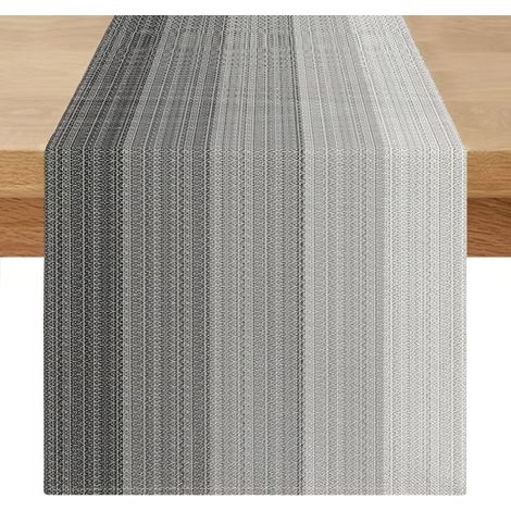 Chemin de Table Lin Gris 40×140 cm