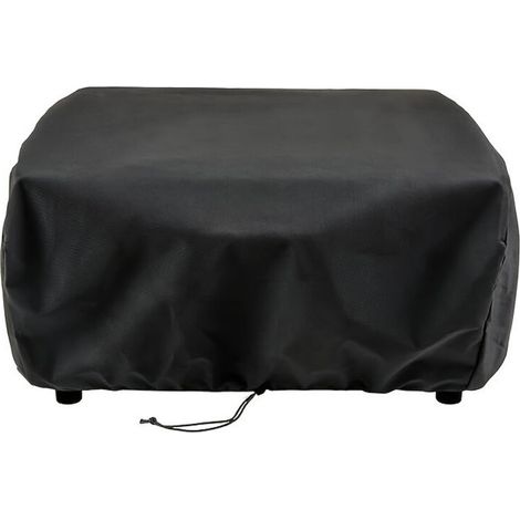 Housse de protection pour, dimensions 57x48x23 cm, facile à installer, résistante à l'eau et à la poussière, anti-UV, noire, housse universelle cuisinière à gaz (1/4)