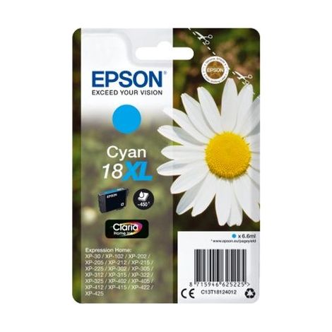 Epson Daisy Cartucho 18XL cian (etiqueta RF) (1/5)