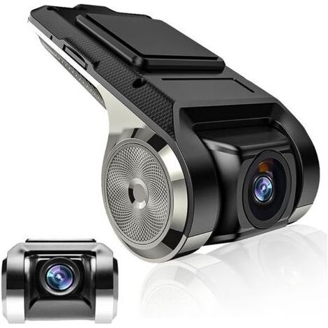 Camera Dash Voiture HD Mini DVR Enregistreur Caméra de Voiture Angle de Vision de 140 °, G-capteur, GPS Intelligent ADAS Driving Recorder USB Car DVR pour Android Autoradio Soutien TF (Max 32G) (1/5)