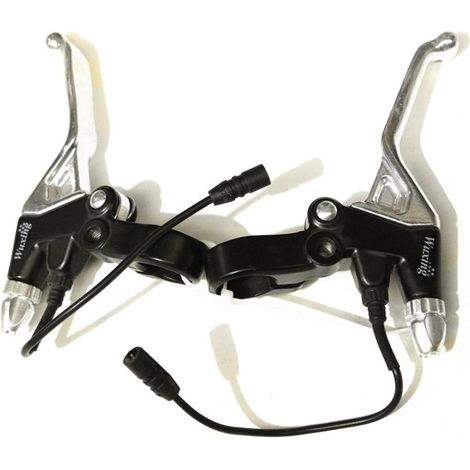 Maneta de freno para bicicleta electrica (izquierda y derecha) con sensor de frenada (1/3)