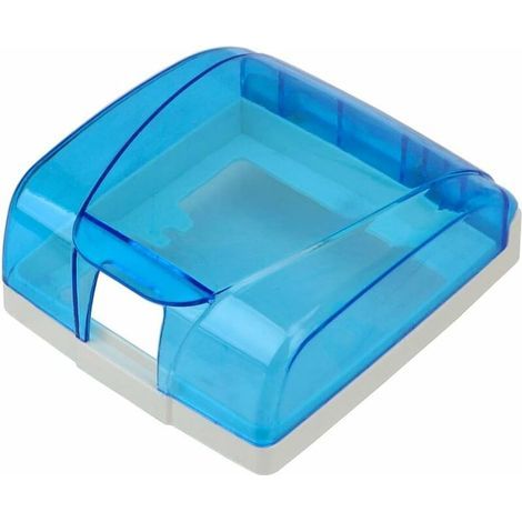 Dispositif de protection pour sonnette, étanche, couvercle étanche, boîtier anti-éclaboussures, accessoire ménager, 1 pièce (couleur : bleu) (1/5)