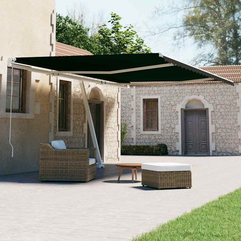 vidaXL Toldo de pie automático gris antracita 600x300 cm (1/5)