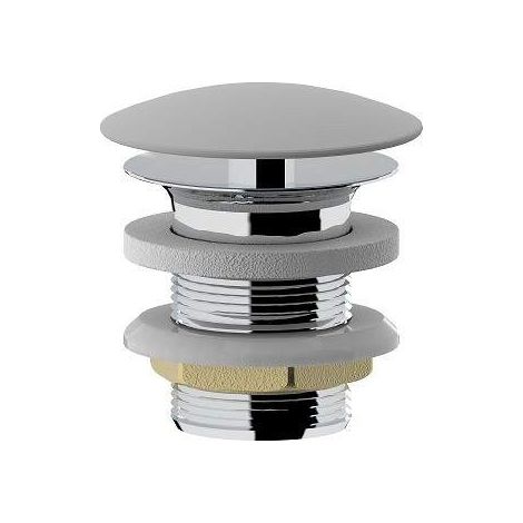 Desagüe clic-clac 1"1/4 forma redonda en blanco mate Ercos BTSCAOVR67  Blanco mate