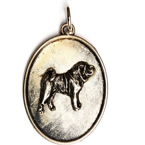Shar Pei – Hundehalskette, Anhänger für Hundemama, einzigartiger Schmuck von Art-Dog (1/5)