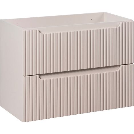 Waschtischunterschrank 80cm Riva mit 2 Schubladen, Kaschmir (1/5)