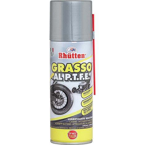 Grasso al p.t.f.e. lubrificante resistente 200 ml rhutten - rhutten (1/2)