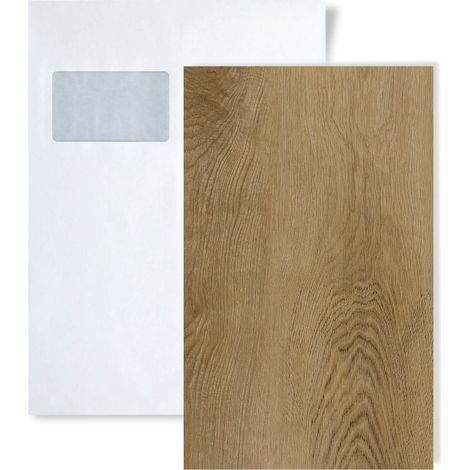 1 PIEZA DE MUESTRA de suelo vinílico SPC de clic Tarin Roble estructurado marrón terciopelo Muestra de lama con efecto madera aprox. tamaño DIN A5-A4 (1/3)