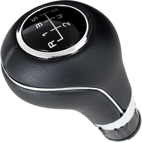 Mercedes S204 C-Klasse 07-14 Schaltknauf SCHWARZ 6-GANG - 8 mm