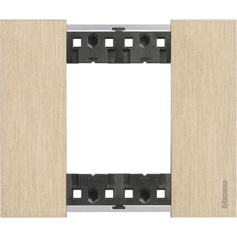 Bticino PLACCA 2 POSTI ORO LIVING NOW KA4802ZW