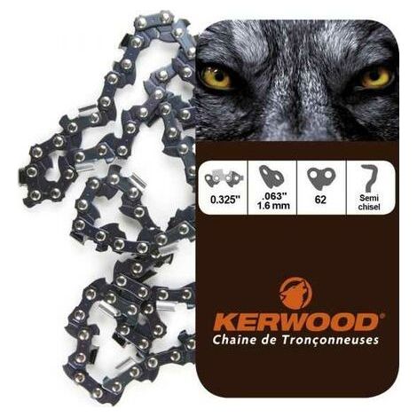 Chaine Kerwood pour STIHL 024 0,325 1,6 mm 62 maillons (1/5)