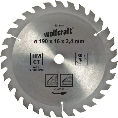 Lama per sega circolare craft 6733000 argento 160 mm