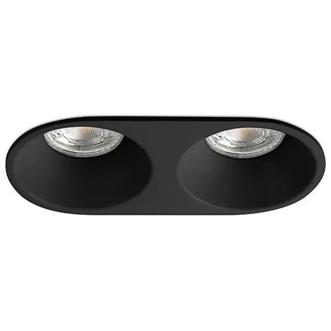 GAS incasso soffitto nero GU10 43421 (1/2)